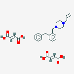 1-[(2-benzylphenyl)methyl]-4-prop-2-enylpiperazine;(e)-but-2-enedioic Acid