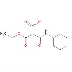 Propanoic acid, 3-(cyclohexylamino)-2-nitro-3-oxo-, ethyl ester