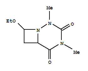 1,2,4-Triazabicyclo[4.2.0]octane-3,5-dione,8-ethoxy-2,4-dimethyl-