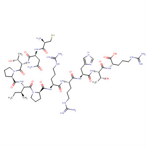 L-Arginine,L-cysteinyl-L-asparaginyl-L-threonyl-L-prolyl-L-isoleucyl-L-prolyl-L-arginyl-L-arginyl-L-histidyl-L-threonyl-