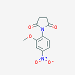 1-(2-methoxy-4-nitrophenyl)-2,5-Pyrrolidinedione