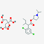 1-(1-methylethyl)pyrrolidin-3-yl 2-(2,5-dichlorophenyl)-3-methylpentanoate 2-hydroxypropane-1,2,3-tricarboxylate (salt)