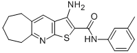 3-amino-N-(3-methylphenyl)-6,7,8,9-tetrahydro-5H-cyclohepta[b]thieno[3,2-e]pyridine-2-carboxamide