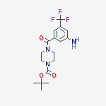 1-Piperazinecarboxylic acid, 4-[3-amino-5-(trifluoromethyl)benzoyl]-,1,1-dimethylethyl ester