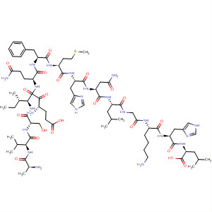 L-Leucine,L-alanyl-L-valyl-L-seryl-L-a-glutamyl-L-isoleucyl-L-glutaminyl-L-phenylalanyl-L-methionyl-L-histidyl-L-asparaginyl-L-leucylglycyl-L-lysyl-L-histidyl-