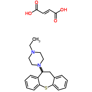 1-(10,11-dihydrodibenzo[b,f]thiepin-10-yl)-4-ethylpiperazine (2E)-but-2-enedioate