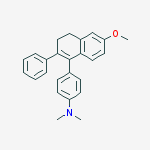 4-(6-methoxy-2-phenyl-3,4-dihydronaphthalen-1-yl)-N,N-dimethylaniline
