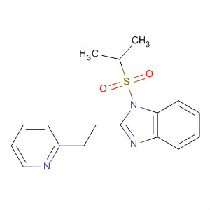 1H-Benzimidazole, 1-[(1-methylethyl)sulfonyl]-2-[2-(2-pyridinyl)ethyl]-