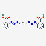 2,2'-{propane-1,3-diylbis[(1e)-3-methyltriaz-1-ene-3,1-diyl]}dibenzoic acid