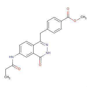Benzoic acid,4-[[3,4-dihydro-4-oxo-6-[(1-oxopropyl)amino]-1-phthalazinyl]methyl]-,methyl ester