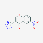 4H-1-Benzopyran-4-one, 6-nitro-3-(1H-tetrazol-5-yl)-