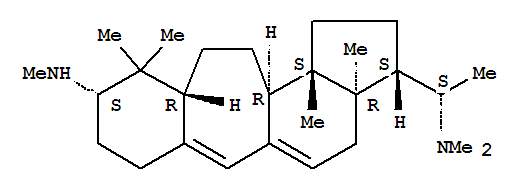 [20S,(+)]-N,N,N,4,4,14-Hexamethyl-B(9a)-homo-19-nor-5α-pregna-9(11),9a-diene-3β,20-diamine