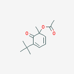 2,4-Cyclohexadien-1-one, 6-(acetyloxy)-2-(1,1-dimethylethyl)-6-methyl-