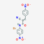 N-(2-bromo-4-nitrophenyl)-2-cyano-3-(4-nitrophenyl)prop-2-enamide