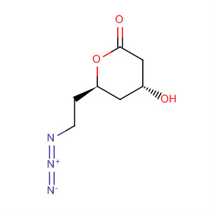 2H-Pyran-2-one, 6-(2-azidoethyl)tetrahydro-4-hydroxy-, (4R,6R)-