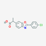 2-(4-Chlorophenyl)-α-methyl-6-benzoxazoleacetic acid