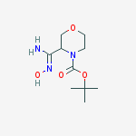 tert-butyl 3-(hydroxycarbamimidoyl)morpholine-4-carboxylate