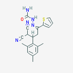 [[4,4-dicyano-1-thiophen-2-yl-3-(2,4,6-trimethylphenyl)butylidene]amino]urea