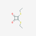 3-Cyclobutene-1,2-dione, 3,4-bis(ethylthio)-
