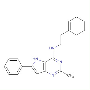 5H-Pyrrolo[3,2-d]pyrimidin-4-amine,N-[2-(1-cyclohexen-1-yl)ethyl]-2-methyl-6-phenyl-