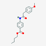 BUTYL 4-[[2-(4-METHOXYPHENYL)ACETYL]AMINO]BENZOATE