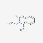 2(1H)-Quinazolinethione, 3,4-dihydro-4-imino-3-(2-propenyl)-