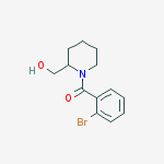 (2-bromophenyl)-[2-(hydroxymethyl)piperidin-1-yl]methanone
