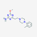 4-methoxy-6-{2-[4-(2-methylphenyl)piperazin-1-yl]ethyl}-1,3,5-triazin-2-amine