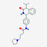N-{4-[4-(1-methylethyl)-3-oxo-1,2,3,4-tetrahydroisoquinolin-1-yl]phenyl}-4-pyrrolidin-1-ylbutanamide