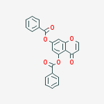 4H-1-Benzopyran-4-one, 5,7-bis(benzoyloxy)-