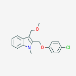 2-[(4-chlorophenoxy)methyl]-3-(methoxymethyl)-1-methyl-1H-indole