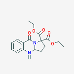 Diethyl 9-oxo-2,3,3a,4-tetrahydropyrrolo[2,1-b]quinazoline-1,1-dicarboxylate
