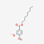 benzoic acid, 4-hydroxy-3-methoxy-, octyl ester