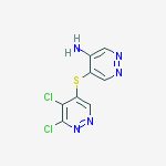 4-Pyridazinamine, 5-[(5,6-dichloro-4-pyridazinyl)thio]-