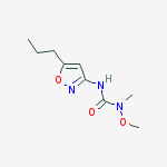 Urea, N-methoxy-N-methyl-N'-(5-propyl-3-isoxazolyl)-