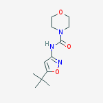 4-Morpholinecarboxamide, N-[5-(1,1-dimethylethyl)-3-isoxazolyl]-