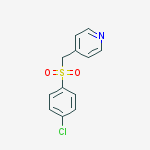 Pyridine, 4-[[(4-chlorophenyl)sulfonyl]methyl]-