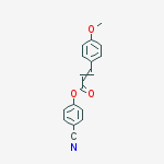 2-Propenoic acid, 3-(4-methoxyphenyl)-, 4-cyanophenyl ester