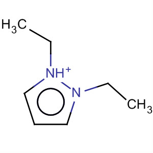 1H-Pyrazolium, 1,2-diethyl-