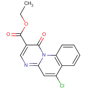 1H-Pyrimido[1,2-a]quinoline-2-carboxylic acid, 6-chloro-1-oxo-, ethylester