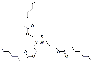 (methylstannylidyne)tris(thioethane-2,1-diyl) trioctanoate