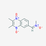 1-(2,3-dimethyl-4-oxido-1-oxoquinoxalin-1-ium-6-yl)-n-methylmethanimine Oxide
