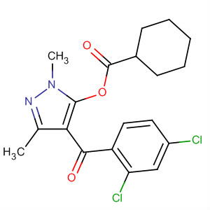 Cyclohexanecarboxylic acid,4-(2,4-dichlorobenzoyl)-1,3-dimethyl-1H-pyrazol-5-yl ester
