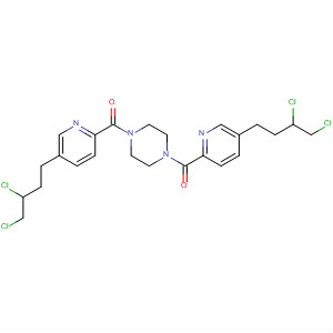 Piperazine, 1,4-bis[[5-(3,4-dichlorobutyl)-2-pyridinyl]carbonyl]-