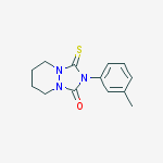 2-(3-methylphenyl)-3-thioxohexahydro-1H-[1,2,4]triazolo[1,2-a]pyridazin-1-one