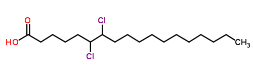 6,7-dichlorooctadecanoic acid