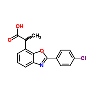 2-(4-Chlorophenyl)-α-methyl-7-benzoxazoleacetic acid