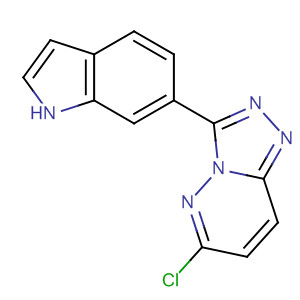 1,2,4-Triazolo[4,3-b]pyridazine, 6-chloro-3-(1H-indol-6-yl)-