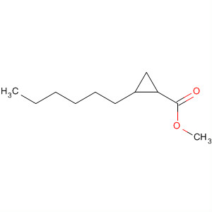 Cyclopropanecarboxylic acid, 2-hexyl-, methyl ester, cis-
