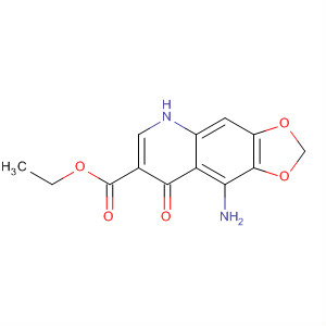 1,3-Dioxolo[4,5-g]quinoline-7-carboxylic acid,9-amino-5,8-dihydro-8-oxo-, ethyl ester